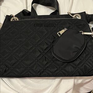 Steve Madden Black Quilted Women's Bag crossbody